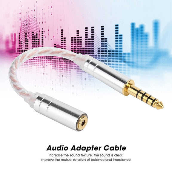 ZS0156 Balanced Inter-conversion Audio Cable(2.5 Balanced Male to 3.5 Balanced Female)