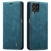For Samsung Galaxy M53 5G CaseMe 013 Multifunctional Horizontal Flip Leather Phone Case(Blue)