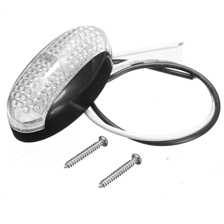 4 PCS MK-184 DC10-30V Truck Two-color Side Clearance Maker Light(Yellow Shell Yellow Light)