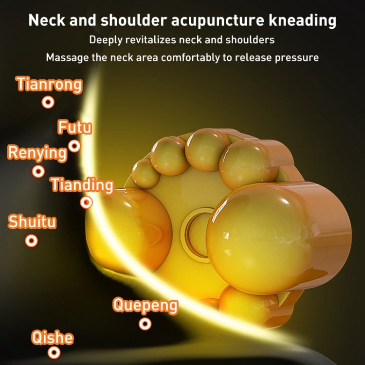 Multifunctional Hot Compress Neck Massager Car Cervical Spine Massage Pillow(Red Upgrade)