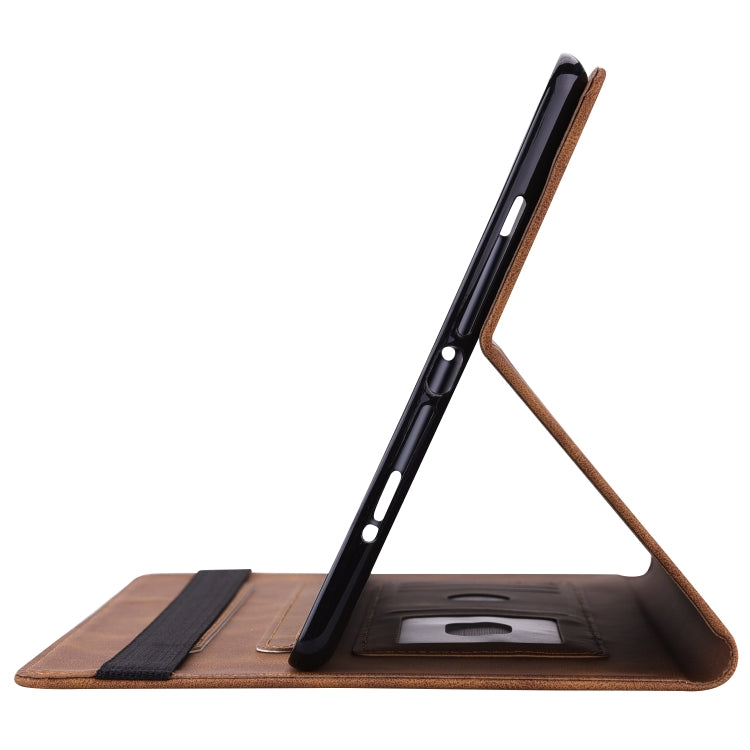 For OPPO Pad Air Butterfly Flower Embossed Leather Tablet Case(Brown)