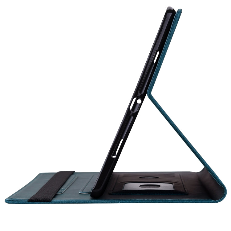 For OPPO Pad Air Butterfly Flower Embossed Leather Tablet Case(Blue)