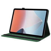 For OPPO Pad Air Butterfly Flower Embossed Leather Tablet Case(Green)