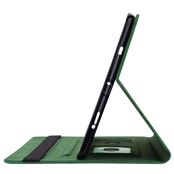 For OPPO Pad Air Butterfly Flower Embossed Leather Tablet Case(Green)