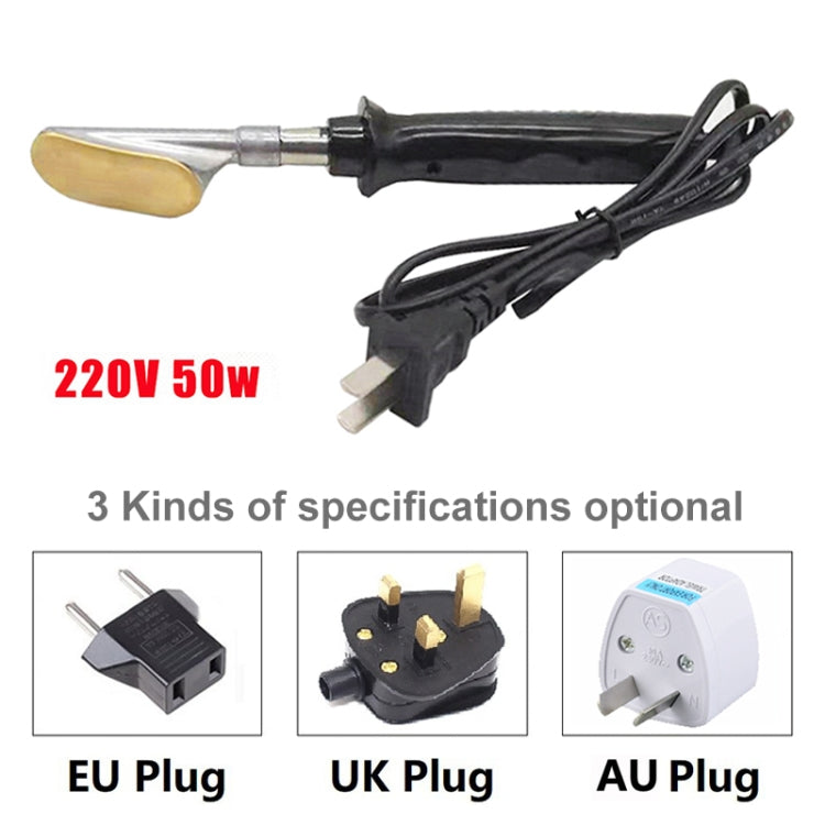 50W Car Bumper Repair Welding Gun Heating Leveling Equipment+Welding Rod(UK Plug)