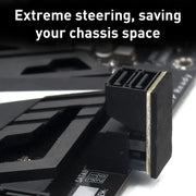 5 PCS Motherboard SATA 7Pin Dual Interface, Model:PH572 90 Degree