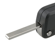 For Opel Car Foldable Blade Key Case with Screw Hole, Style:3-button HU100 without Slot