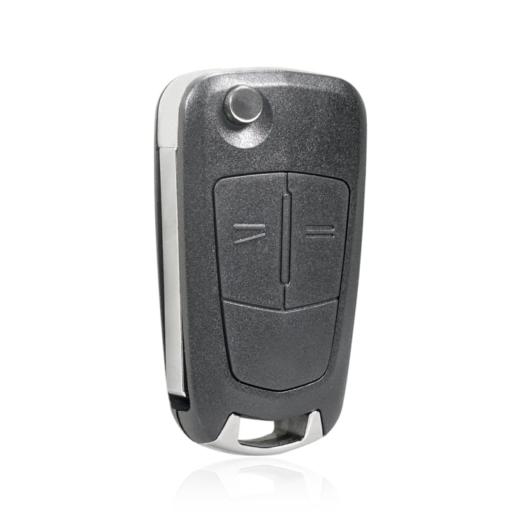 For Opel Car Foldable Blade Key Case with Screw Hole, Style:3-button HU43 Milling Embryo