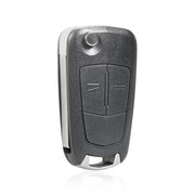 For Opel Car Foldable Blade Key Case with Screw Hole, Style:3-button HU43 Milling Embryo