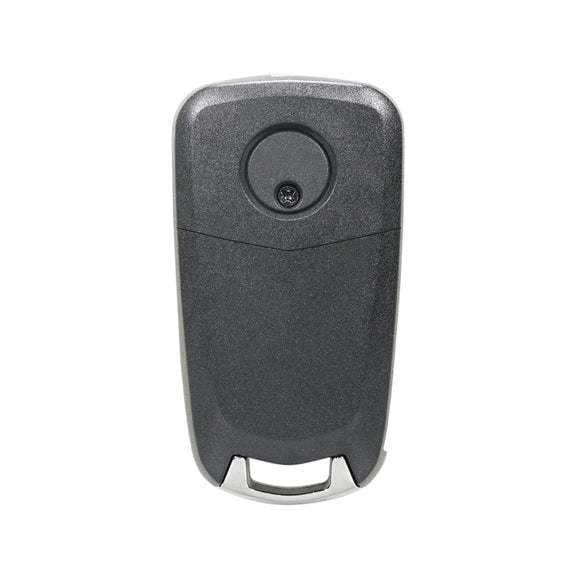 For Opel Car Foldable Blade Key Case with Screw Hole, Style:3-button HU43 Milling Embryo