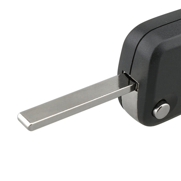 For Opel Car Foldable Blade Key Case with Screw Hole, Style:3-button HU43 Milling Embryo