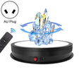 42cm LED Light Electric Rotating Display Stand Turntable, Power Plug:AU Plug(Black) -  by PMC TechLife | Online Shopping South Africa | PMC TechLife | Buy Now Pay Later Mobicred