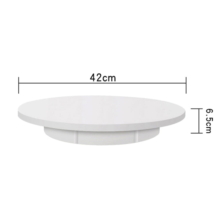 42cm Charging Rotating Display Stand Video Shooting Turntable, Load: 100kg, Power Plug:EU Plug(White)
