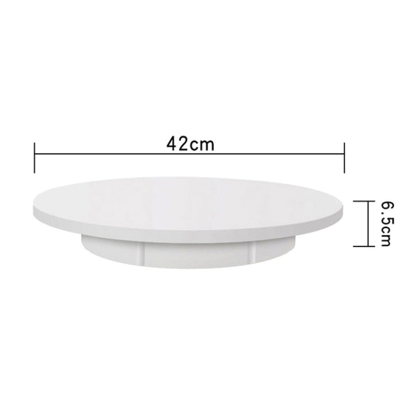 42cm Charging Rotating Display Stand Video Shooting Turntable, Load: 100kg, Power Plug:EU Plug(White)