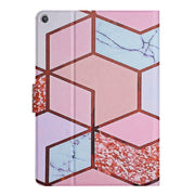 For Amazon Kindle HD 10 2015 Marble Pattern Smart Leather Tablet Case(Splicing Marble)