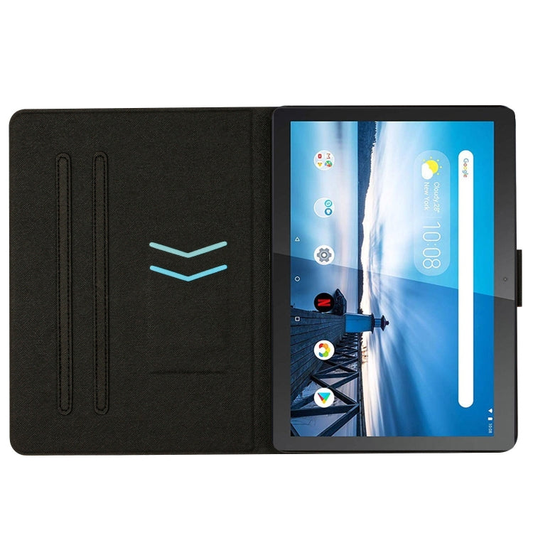 For Lenovo Tab M10 X605F X505 Marble Pattern Smart Leather Tablet Case(Splicing Marble)