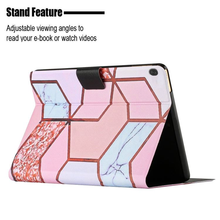 For Lenovo Tab M10 X605F X505 Marble Pattern Smart Leather Tablet Case(Splicing Marble)