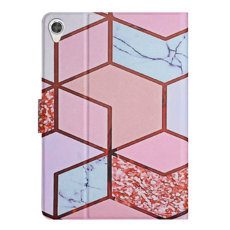 For Lenovo Tab M10 3rd Gen Marble Pattern Smart Leather Tablet Case(Splicing Marble)