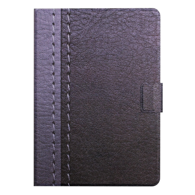For Amazon Kindle Fire HD 10 2015 Stitching Solid Color Smart Leather Tablet Case(Grey)