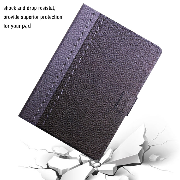 For Lenovo Tab M10 Plus Stitching Solid Color Smart Leather Tablet Case(Grey)