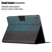 For Lenovo Tab M10 Plus Stitching Solid Color Smart Leather Tablet Case(Green)