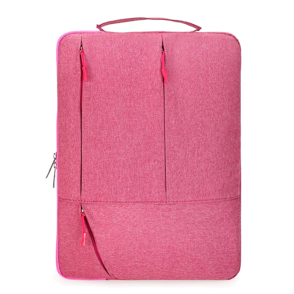C310 Portable Casual Laptop Handbag, Size:15.6-17 inch(Pink)