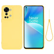 For OnePlus Nord 2T Pure Color Liquid Silicone Shockproof Phone Case(Yellow) - free shipping - PMC TechLife - Order now!