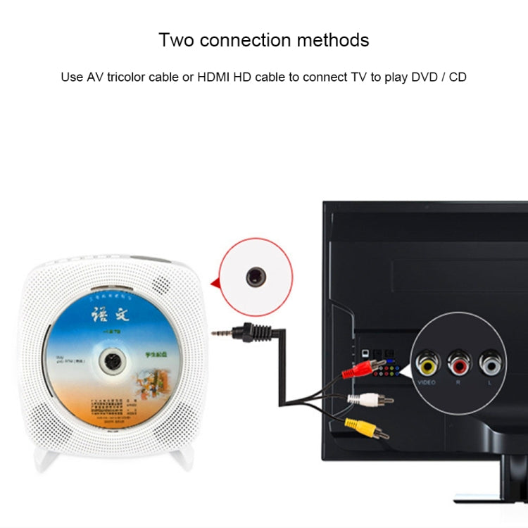 Kecag KC-609 Wall Mounted Home DVD Player Bluetooth CD Player, Specification:CD Version + Not Connected to TV + Charging Version(Blue)