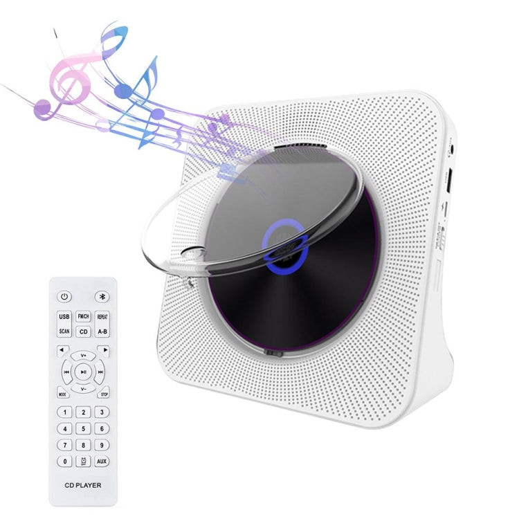 Kecag KC-806 2A Retro Bluetooth Music Disc Album CD Player, Specification:Rechargeable Version(Pink)