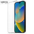 For iPhone 14 Pro Max 10pcs DUX DUCIS 0.33mm 9H Medium Alumina Tempered Glass Film(Black) - iPhone 14 Pro Max Tempered Glass by DUX DUCIS | Online Shopping South Africa | PMC TechLife | Buy Now Pay Later Mobicred
