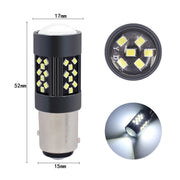 1 Pair 1157 12V 7W Continuous Car LED Fog Light(Blue Light)