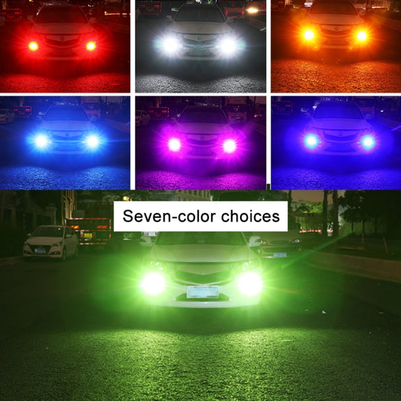 1 Pair 1157 12V 7W Continuous Car LED Fog Light(Blue Light)