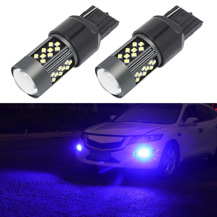 1 Pair 7440 12V 7W Continuous Car LED Fog Light(Blue Light)
