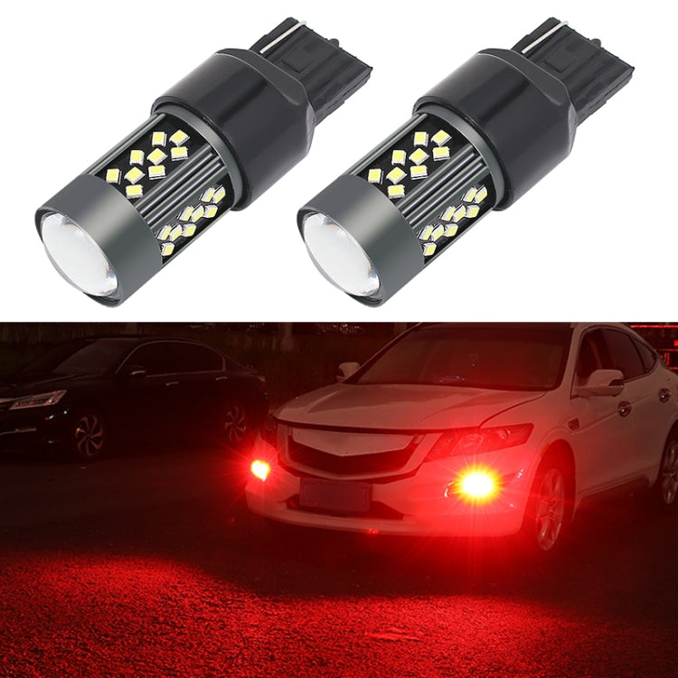 1 Pair 7443 12V 7W Continuous Car LED Fog Light(Red Light)