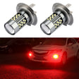 1 Pair H7 12V 7W Continuous Car LED Fog Light(Red Light) - Fog / Driving Lights by PMC TechLife | Online Shopping South Africa | PMC TechLife | Buy Now Pay Later Mobicred