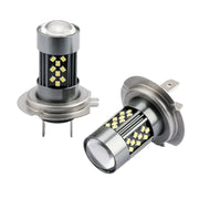 1 Pair H7 12V 7W Continuous Car LED Fog Light(Red Light)