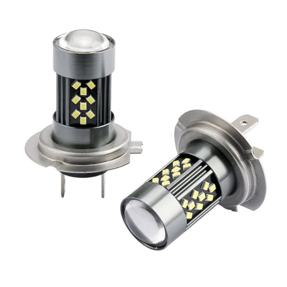 1 Pair H7 12V 7W Continuous Car LED Fog Light(Red Light)