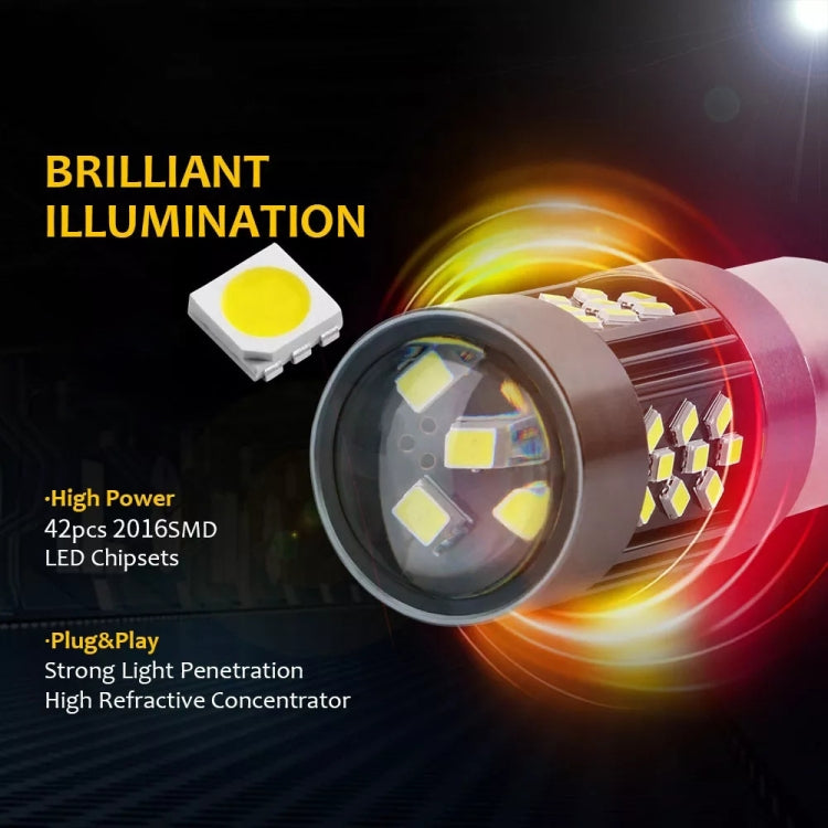 1 Pair H7 12V 7W Continuous Car LED Fog Light(Red Light)