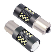 1 Pair 1156 12V 7W Strobe Car LED Fog Light(Red Light)
