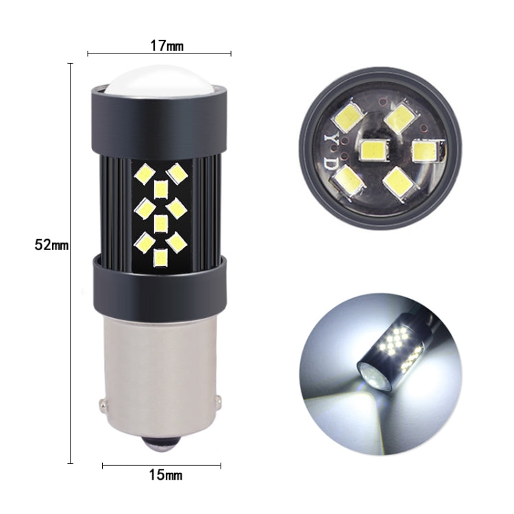 1 Pair 1156 12V 7W Strobe Car LED Fog Light(Red Light)