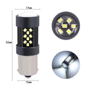 1 Pair 1156 12V 7W Strobe Car LED Fog Light(Red Light)