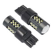 1 Pair 7440 12V 7W Strobe Car LED Fog Light(White Light)