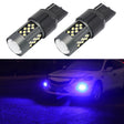 1 Pair 7440 12V 7W Strobe Car LED Fog Light(Blue Light) - Fog / Driving Lights by PMC TechLife | Online Shopping South Africa | PMC TechLife | Buy Now Pay Later Mobicred