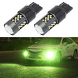 1 Pair 7443 12V 7W Strobe Car LED Fog Light(Lime Light) - Fog / Driving Lights by PMC TechLife | Online Shopping South Africa | PMC TechLife | Buy Now Pay Later Mobicred