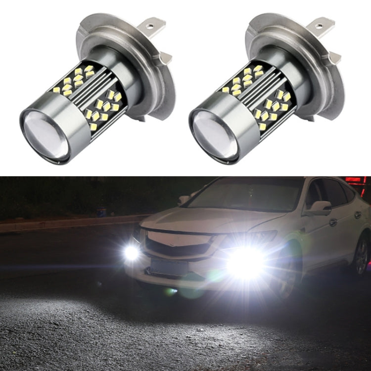 1 Pair H7 12V 7W Strobe Car LED Fog Light(White Light)