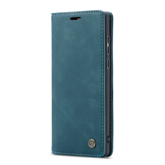 For Huawei P40 CaseMe-013 Multifunctional Horizontal Flip Leather Case with Card Slot & Holder & Wallet(Blue)