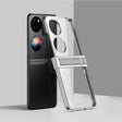 For Huawei P50 Pocket Electroplating PC Full Coverage Shockproof Phone Case(Silver) - Huawei Cases by PMC TechLife | Online Shopping South Africa | PMC TechLife | Buy Now Pay Later Mobicred