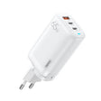 REMAX RP-U55 Territory Series 65W USB+Dual USB-C / Type-C Interface Fast Charger, Specification:EU Plug(White) - free shipping - PMC TechLife - Order now!