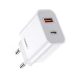 REMAX RP-U68 Speedy Series 20W USB+USB-C/Type-C Interface Fast Charger, Specification:EU Plug(White) - USB Charger by REMAX | Online Shopping South Africa | PMC TechLife | Buy Now Pay Later Mobicred