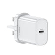 REMAX RP-U70 Jane Series 20W USB-C/Type-C PD Fast Charger, Specification:UK Plug(White) - USB Charger by REMAX | Online Shopping South Africa | PMC TechLife | Buy Now Pay Later Mobicred